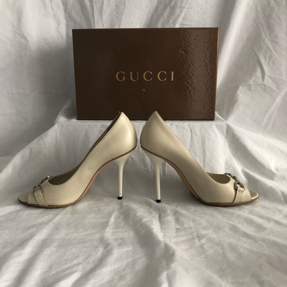 Gucci Peep Toe with horse bit detail